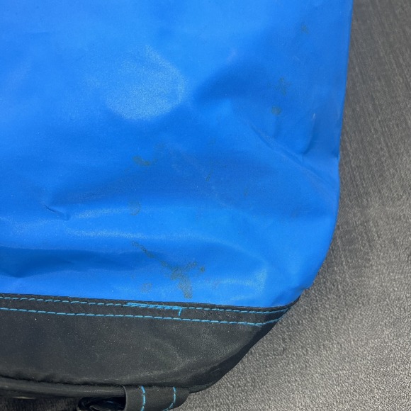 Rare Vintage Mickey Mouse Backpack Duffle Bag With Clock Blue Works! - Picture 5 of 9